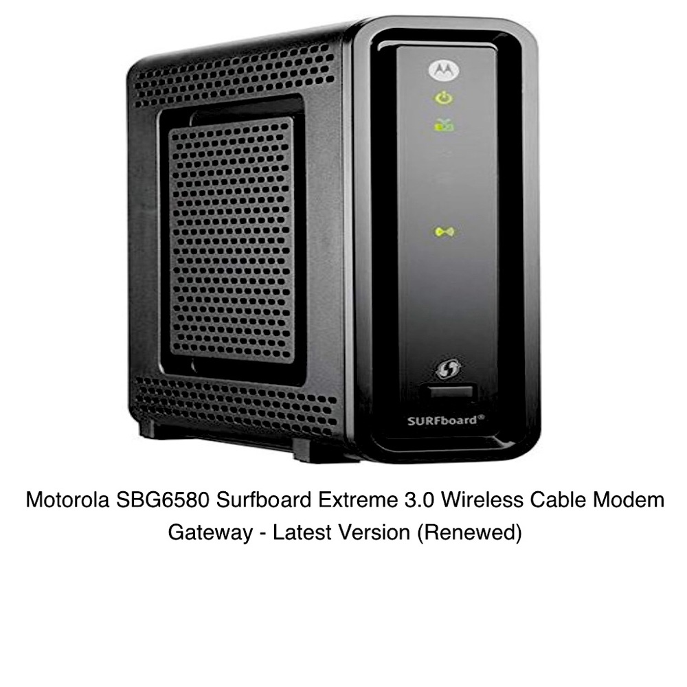 Motorola SBG6580 3.0 Wireless Cable Modem Gateway